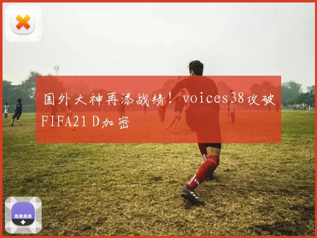 国外大神再添战绩！voices38攻破FIFA21 D加密